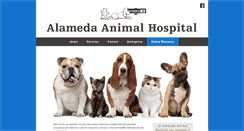 Desktop Screenshot of alamedaanimalhospital.com